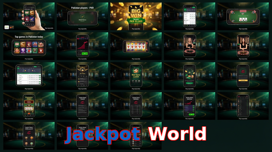 Main screen of Jackpot World bet page for PK players